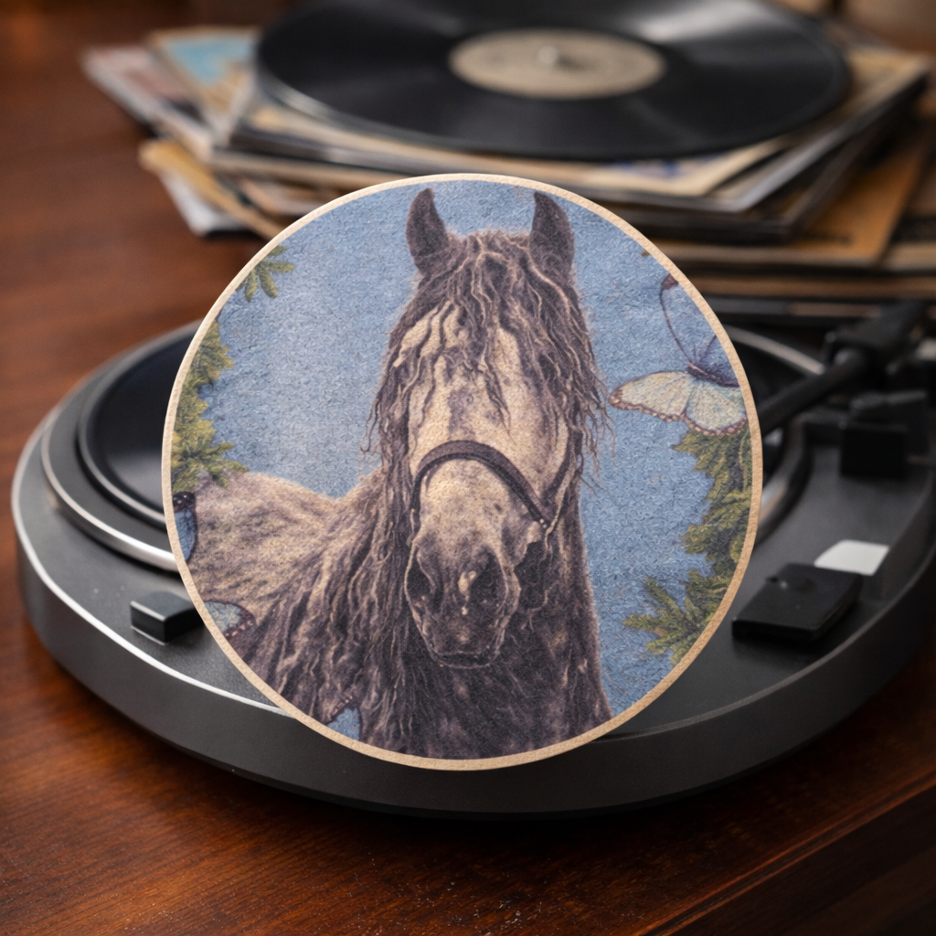 Custom made Cork Turntable Platter/ slip mats