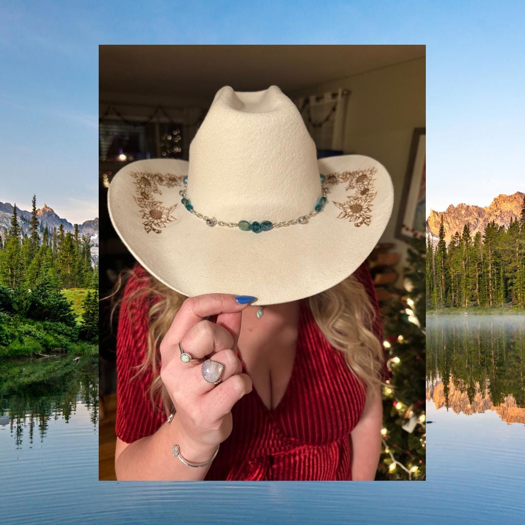 Pyrography/ Burned hats, unique designs.