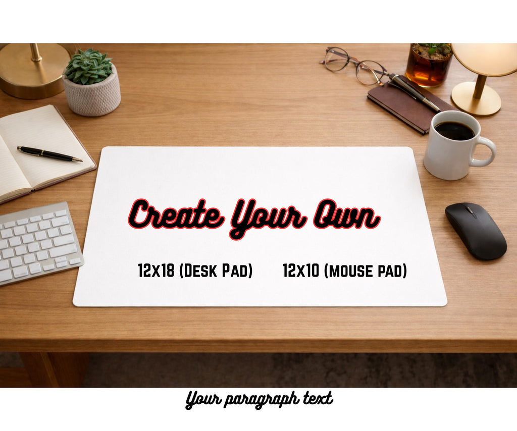 Custom Photo Desk Pad: Personalized Gift, 12x19 Inch